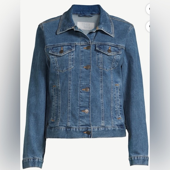 Time and Tru Women's Denim Jacket - Picture 1 of 6
